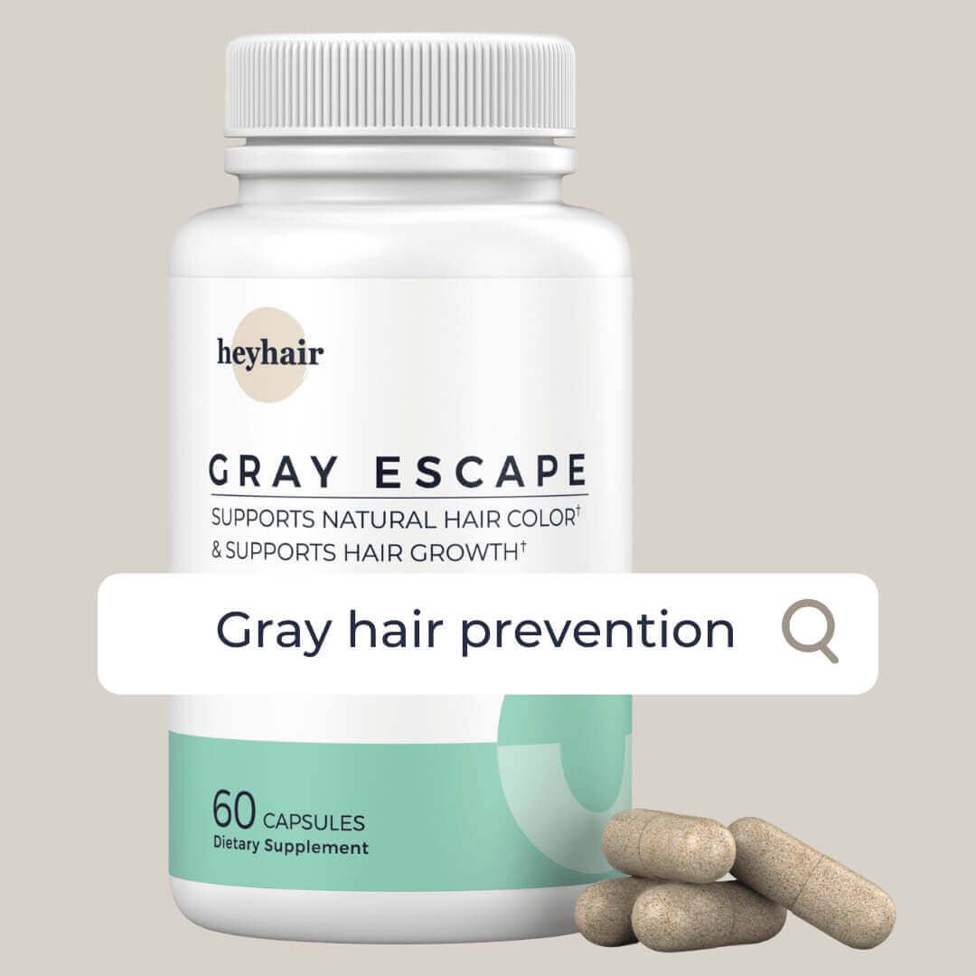 Advanced Anti - Gray Hair Growth Supplement - Zoja Beauty - heyhair