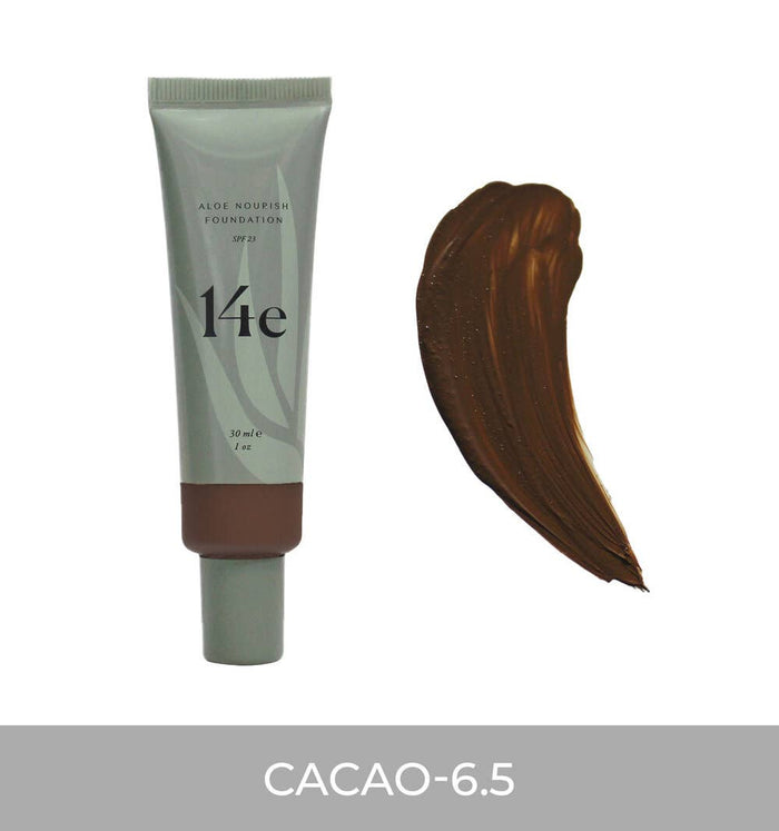 Aloe Nourish Foundation - Cacao 6.5 - Zoja Beauty - 14e Cosmetics