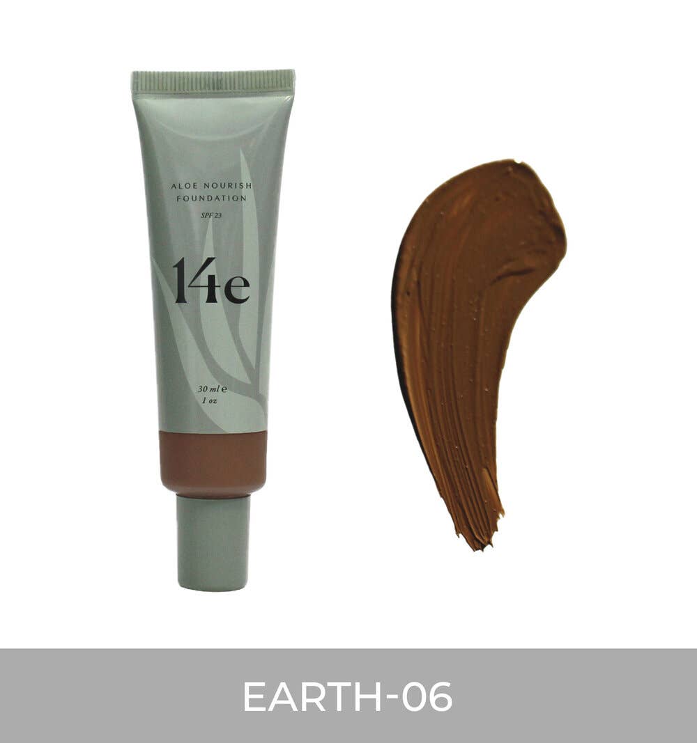 Aloe Nourish Foundation - Earth 06 - Zoja Beauty - 14e Cosmetics