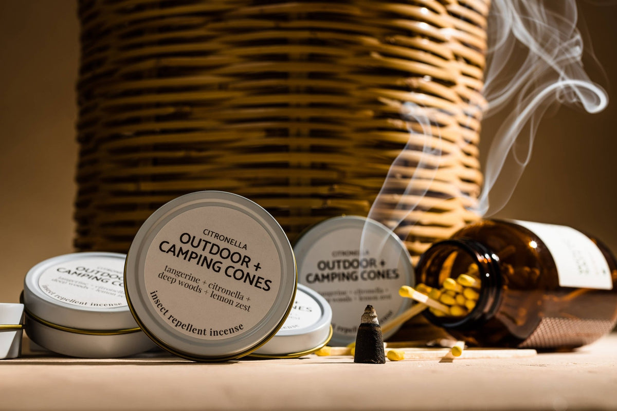 Backyard Citronella - Outdoor + Camping Cones - Zoja Beauty - Modern Makers Provisions