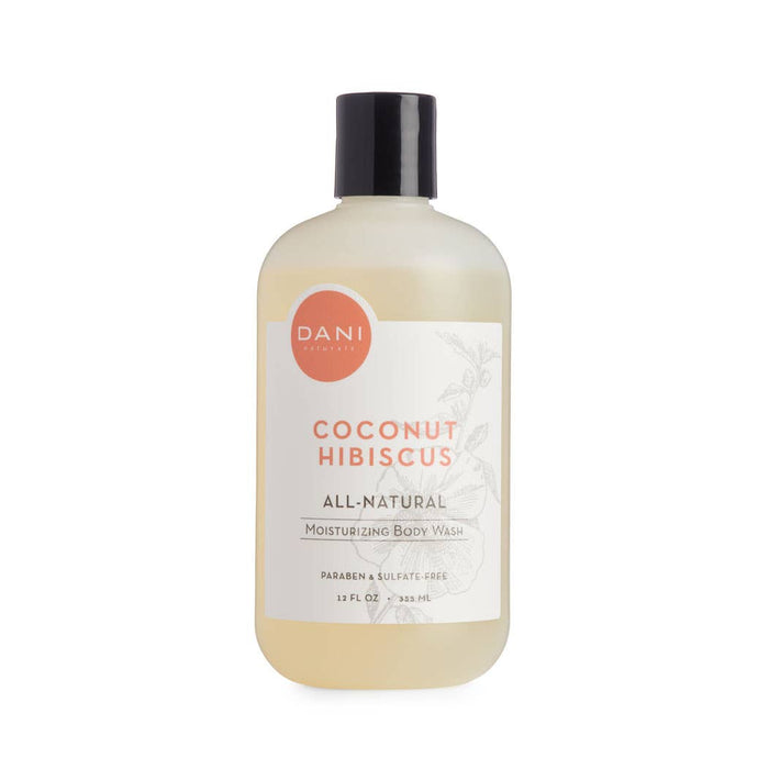 Coconut Hibiscus Body Wash - 12 oz - Zoja Beauty - DANI Naturals