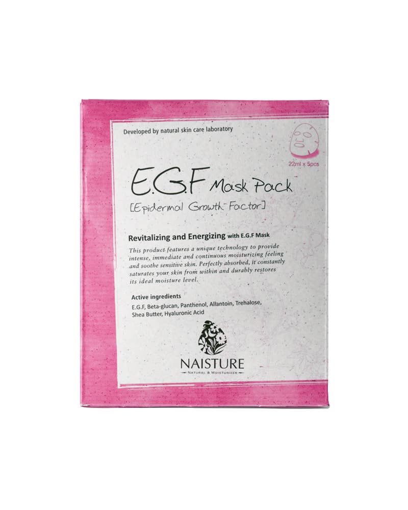 EGF Premium Sheet Mask (5pc Box) - Zoja Beauty - Naisture