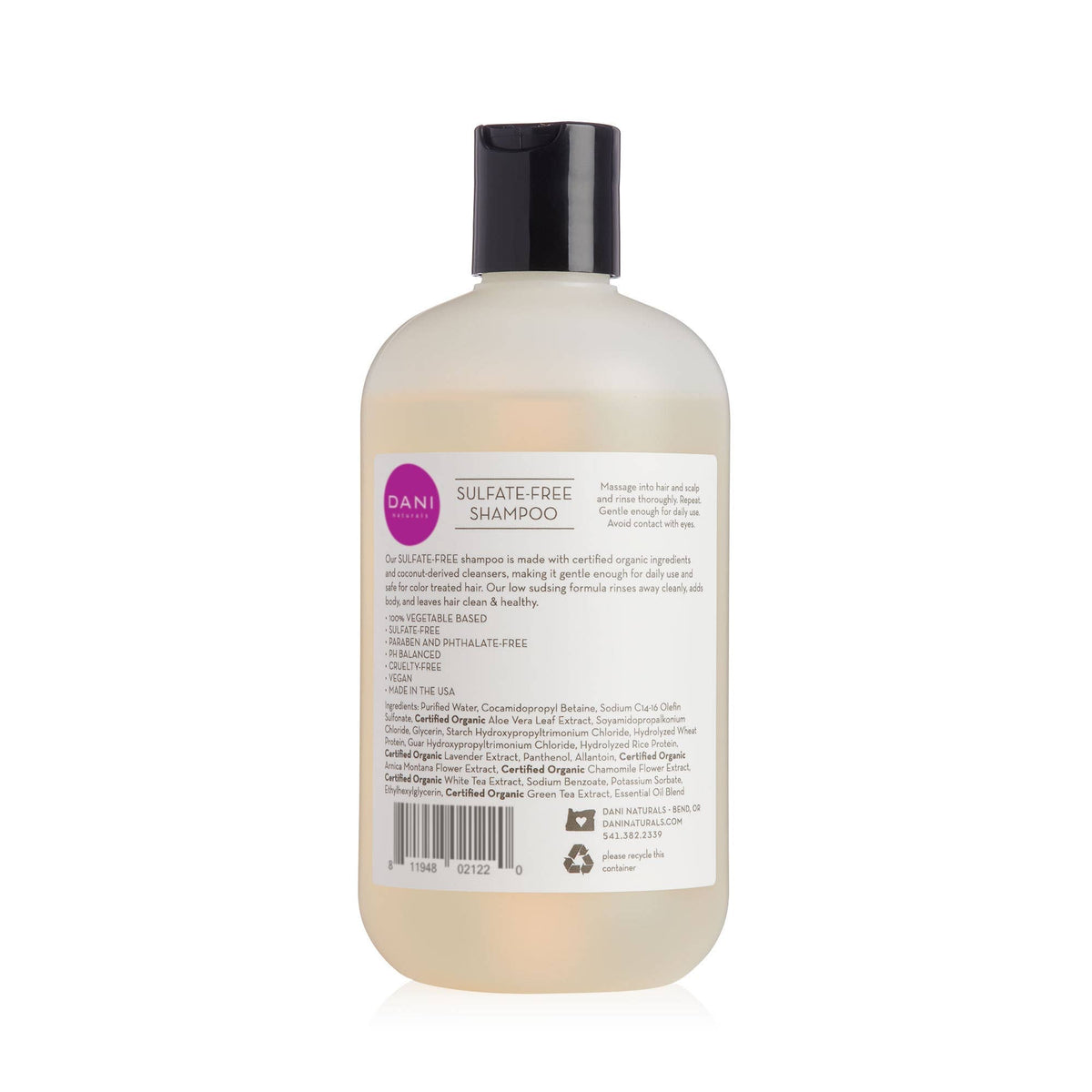 Passion Fruit Shampoo 12 oz - DANI Naturals - Zoja Beauty - DANI Naturals