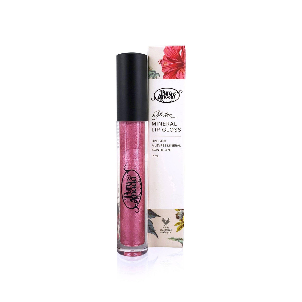 Pink Quartz Glisten Lip Gloss - Zoja Beauty - Pure Anada Natural Cosmetics