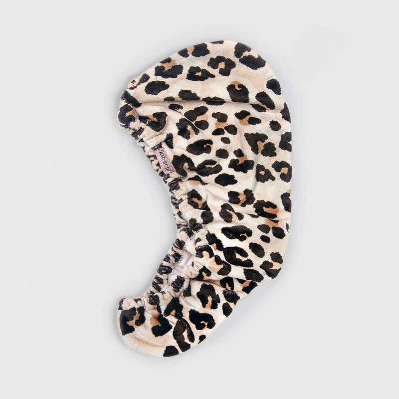 Quick Dry Hair Towel - Leopard - Zoja Beauty - KITSCH