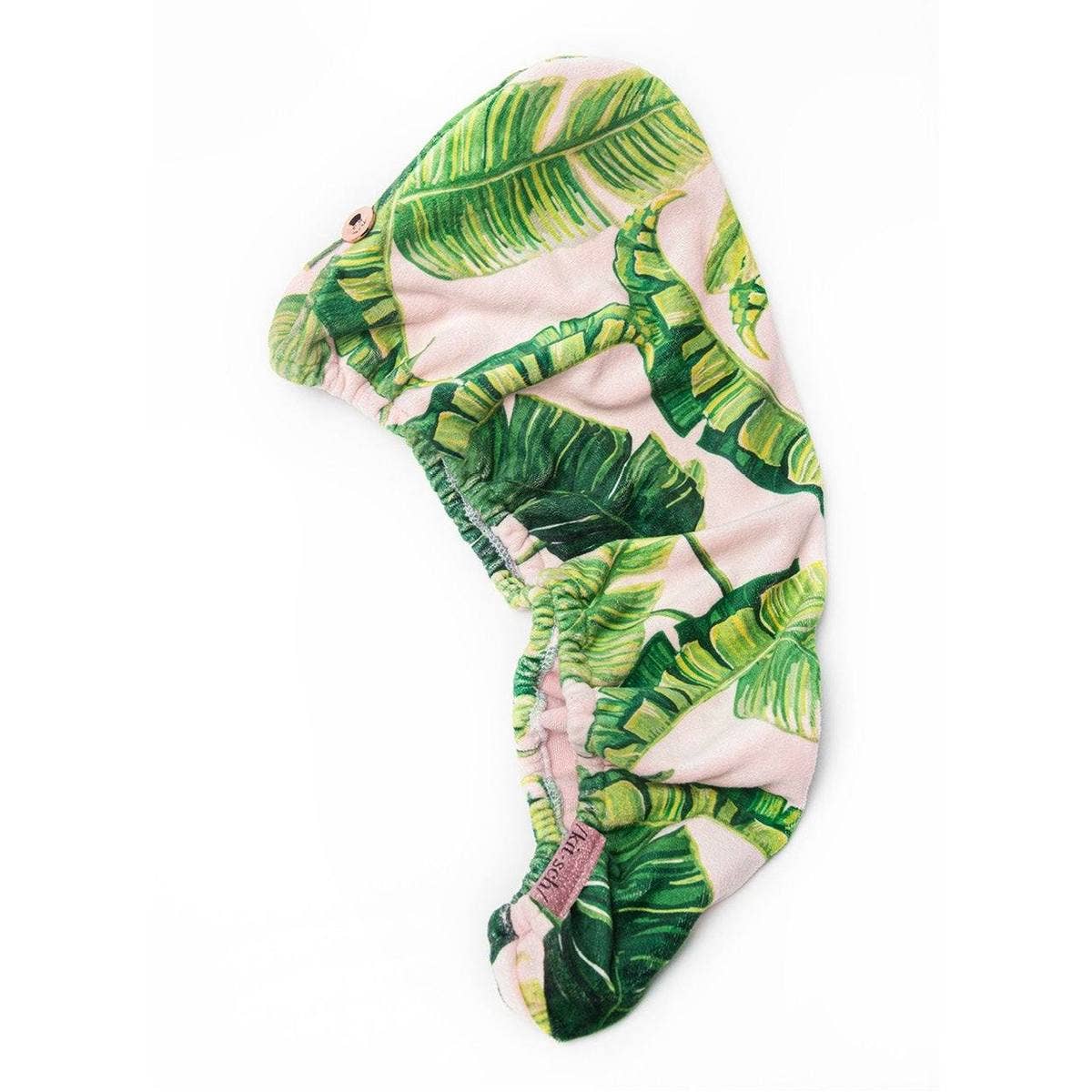 Quick Dry Hair Towel - Palm Print - Zoja Beauty - KITSCH