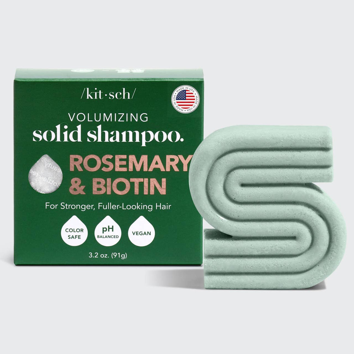 Rosemary & Biotin Volumizing Solid Shampoo - Zoja Beauty - KITSCH