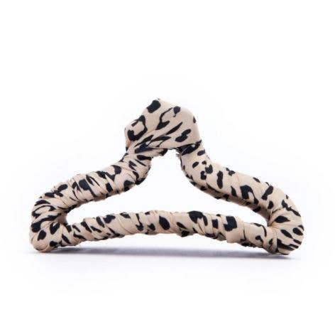 Satin Wrapped Claw Clip - Leopard - Zoja Beauty - KITSCH