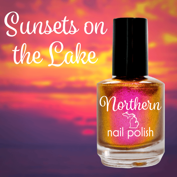Sunsets on the Lake Nail Polish Multi Pink - Bronze Eco Beauty - Zoja Beauty - Northern Nail Polish