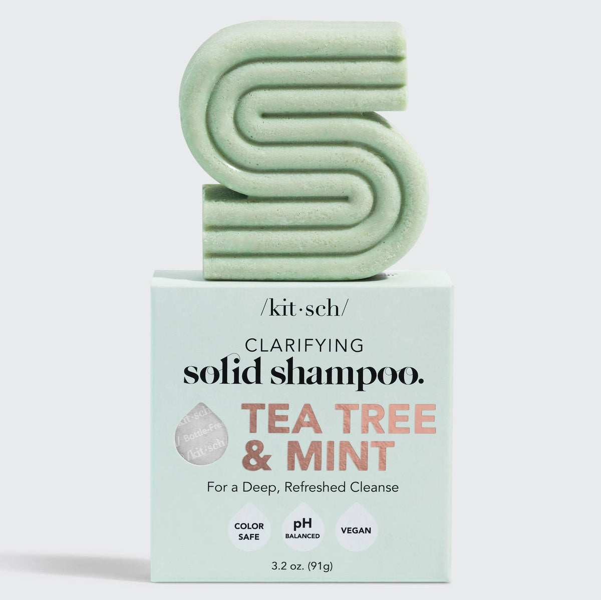 Tea Tree + Mint Clarifying Shampoo Bar - Zoja Beauty - KITSCH