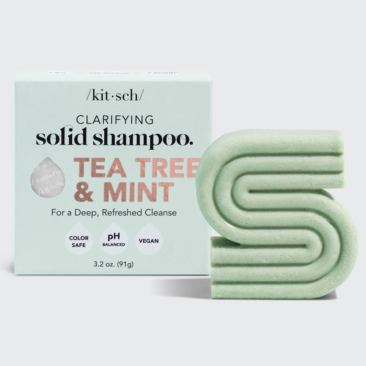 Tea Tree + Mint Clarifying Shampoo Bar - Zoja Beauty - KITSCH