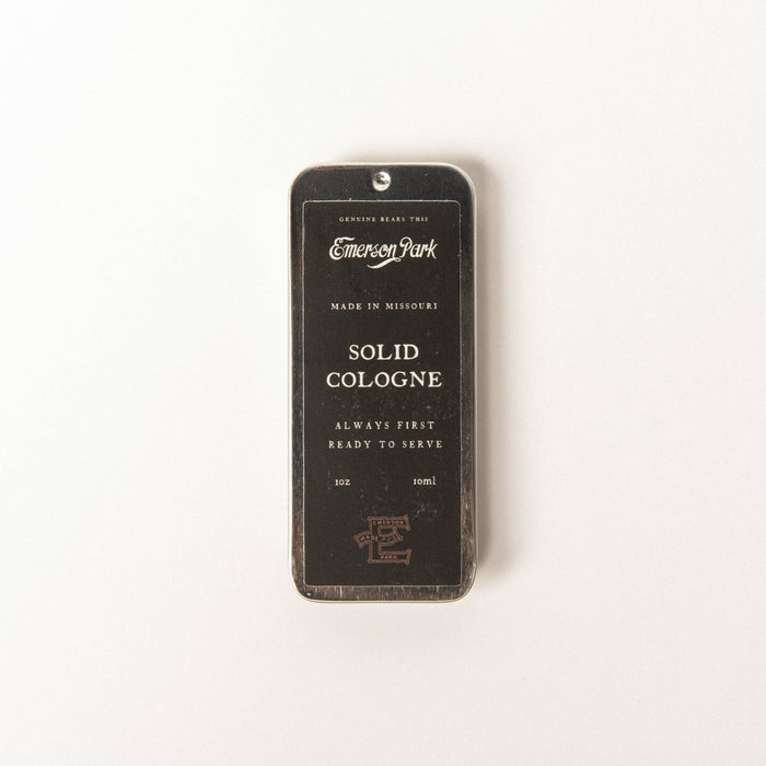 Travel Size Solid Cologne Black Label - Zoja Beauty - American Heritage Brands